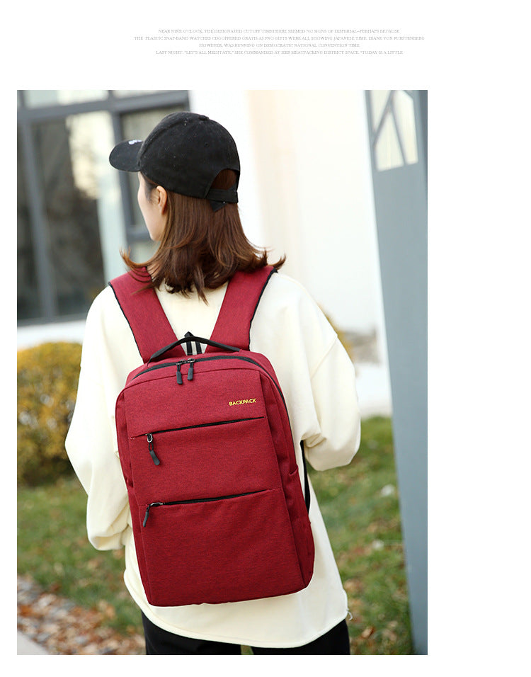 Cross-Border Wholesale Laptop Backpack, Backpack, Casual Three-Piece Gift, Casual School Bag, Men's and Women's Backpack