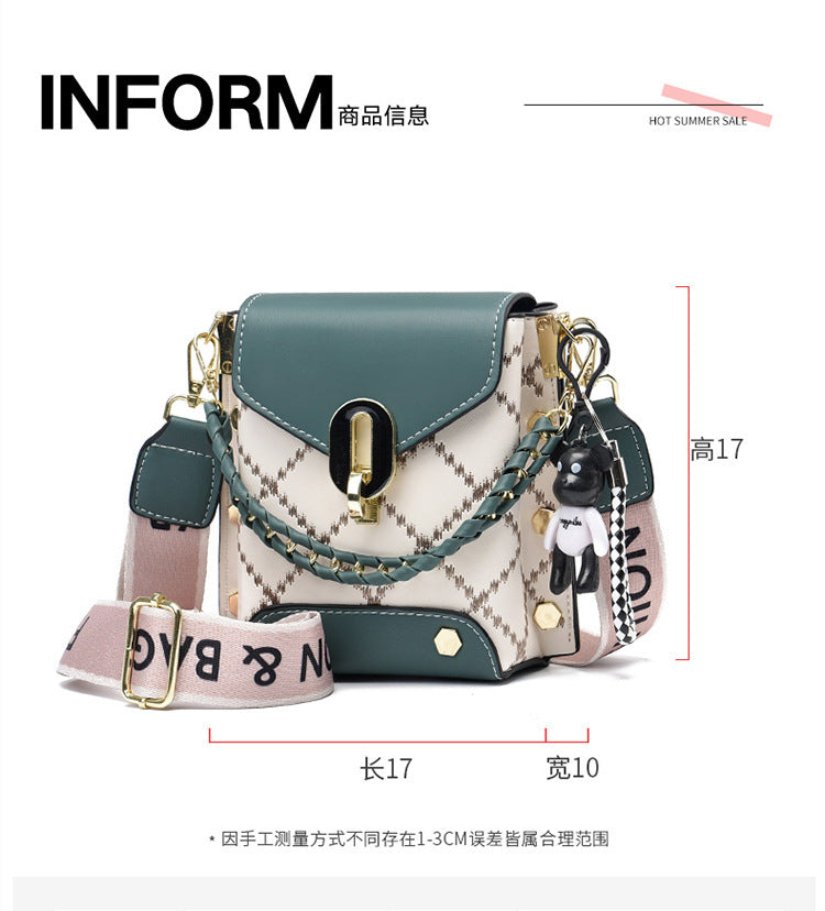 Summer Korean Style Simple Small Square Bag Fashionable Versatile Shoulder Crossbody Bag Trendy Mini Mobile Phone Bag Women's Bag Wholesale