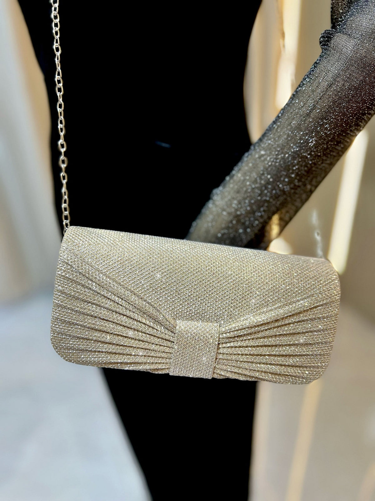New Fashion Banquet Bag Shiny Clutch Bag Ladies Chain Crossbody Shoulder Mini Bag Celebrity Dress Cheongsam Bag