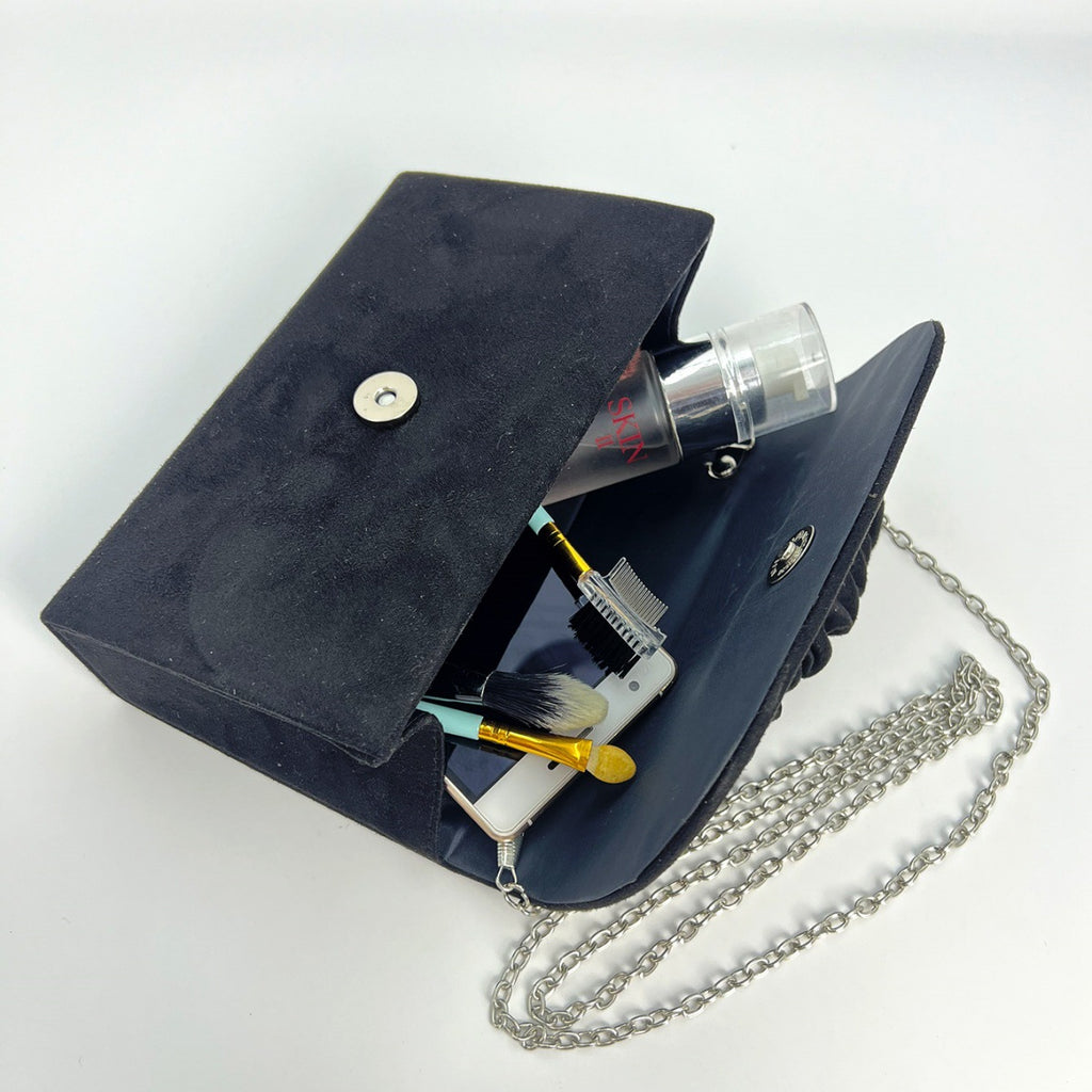 2025 Niche Cross-Border Velvet Bag, Elegant Mini Hair Tie Handbag, Elegant and Versatile One-Shoulder Cross-Body Bag