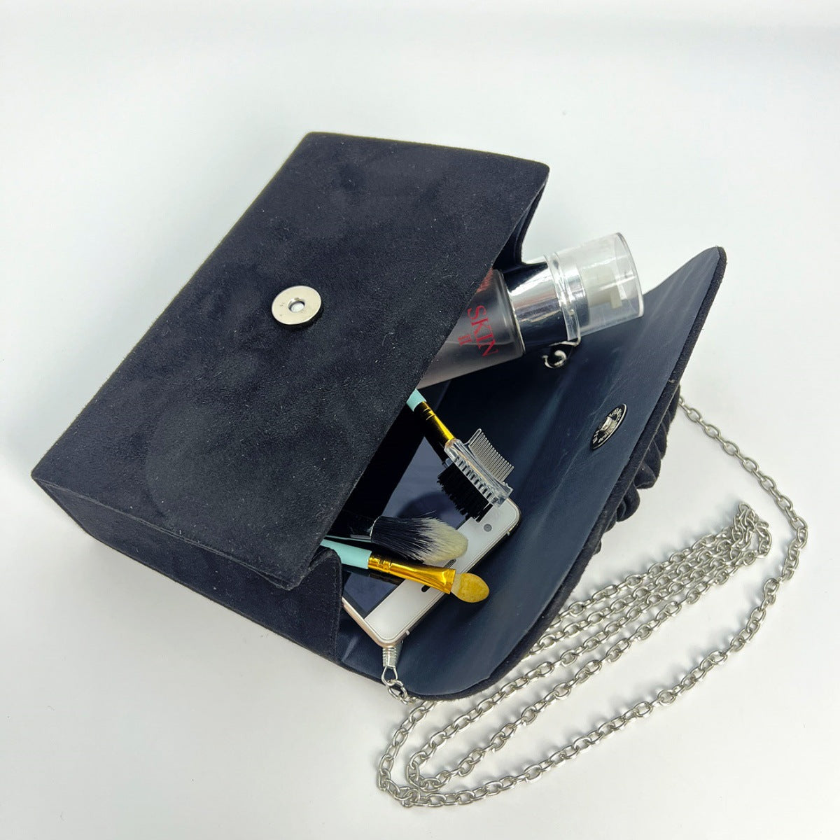 2025 Niche Cross-Border Velvet Bag, Elegant Mini Hair Tie Handbag, Elegant and Versatile One-Shoulder Cross-Body Bag