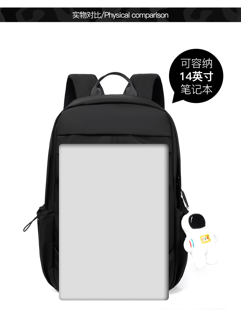 New Foreign Trade Style Simple Casual Backpack, Unisex, Lightweight Travel Backpack, Suitable for College Students, Computer Bag