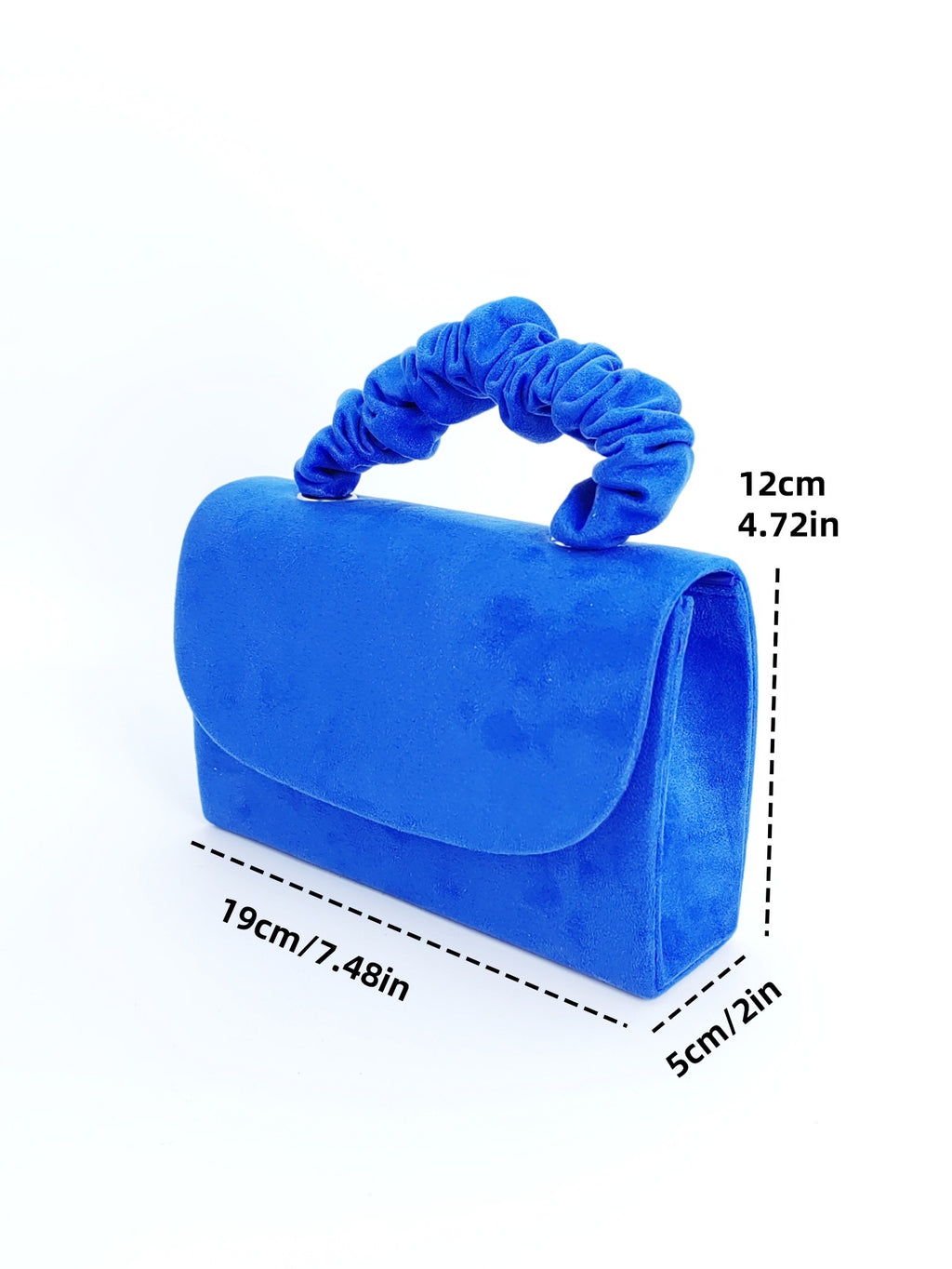 2025 Niche Cross-Border Velvet Bag, Elegant Mini Hair Tie Handbag, Elegant and Versatile One-Shoulder Cross-Body Bag