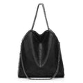 Aliexpress Foreign Trade 2025 New Chain Women's Bag Foldable Women's Shoulder Bag Factory Direct Sales Large Bag Wholesale