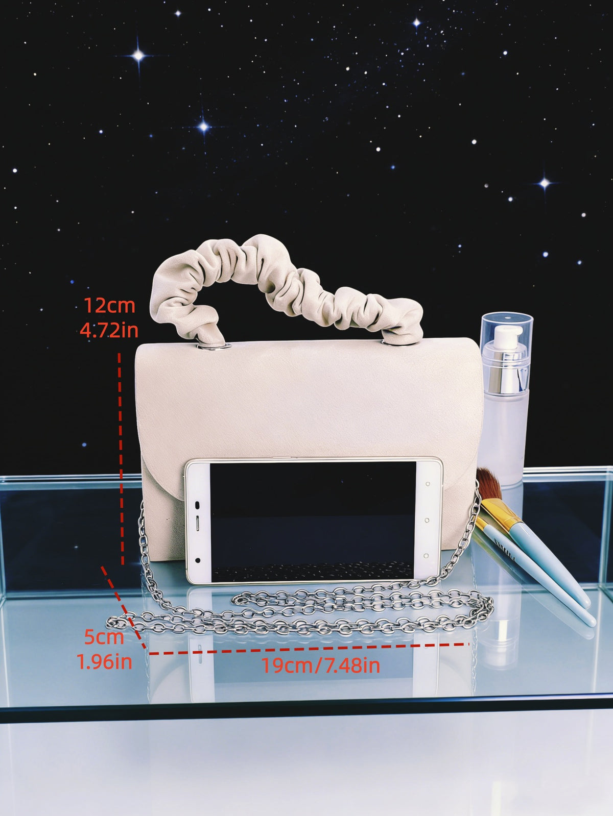 2025 Niche Cross-Border Velvet Bag, Elegant Mini Hair Tie Handbag, Elegant and Versatile One-Shoulder Cross-Body Bag