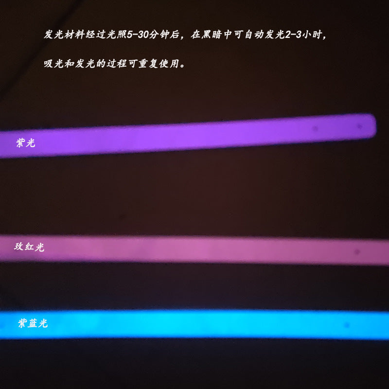 Temperature-variable light-variable luminous cowhide collar female m collar y2k wind Choker neckband unisex high-grade necklace