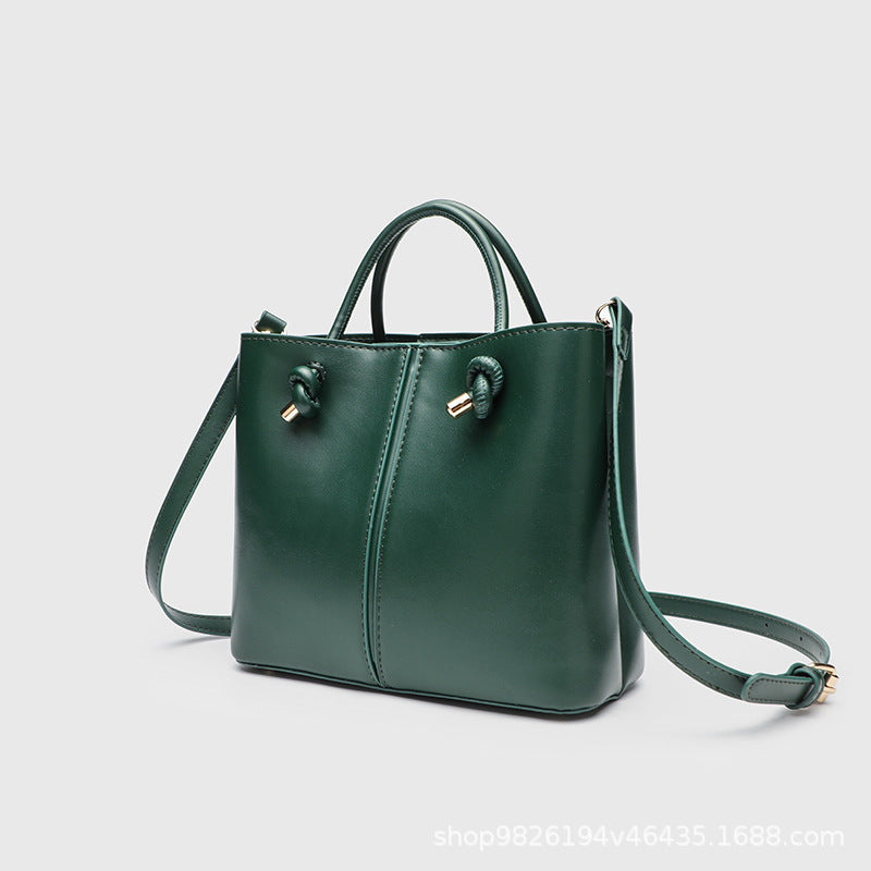 Zr's Same Style Bag, New Women's Bag, Urban Casual Satchel Crossbody Bag, Niche Design Casual Bucket Bag, Dropshipping