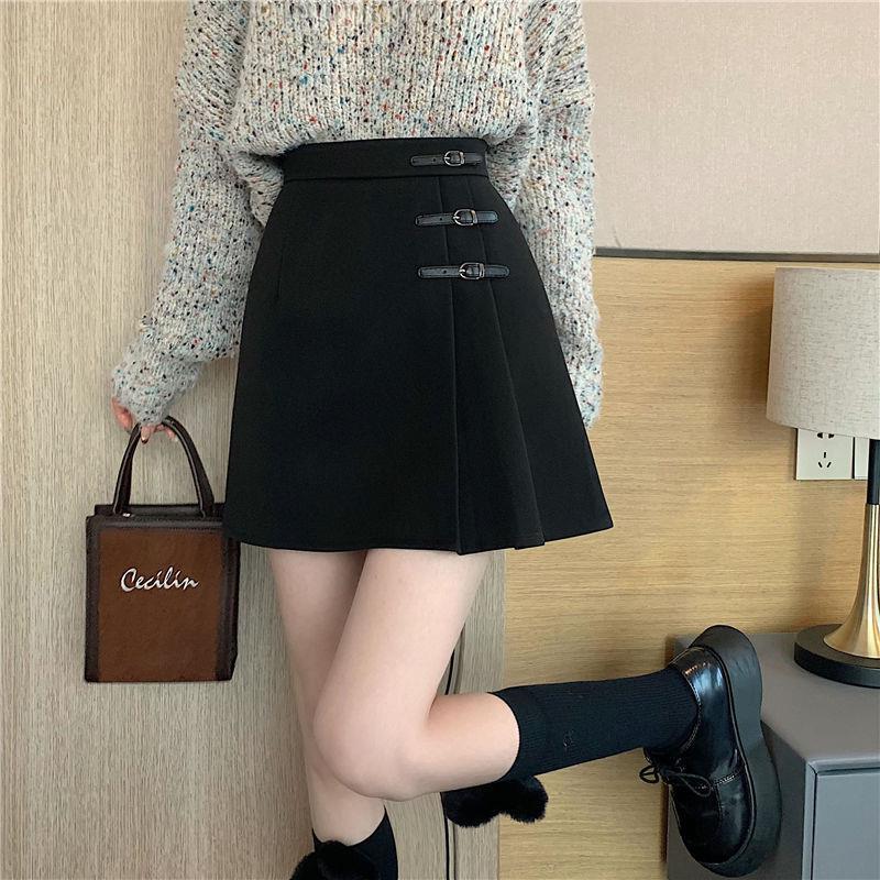 Pleated Skirt Summer Women's Asymmetrical Short Skirt Plus Size Fat Mm High Waist Hip Skirt Slimming Look Crotch-covering A-line Skirt
