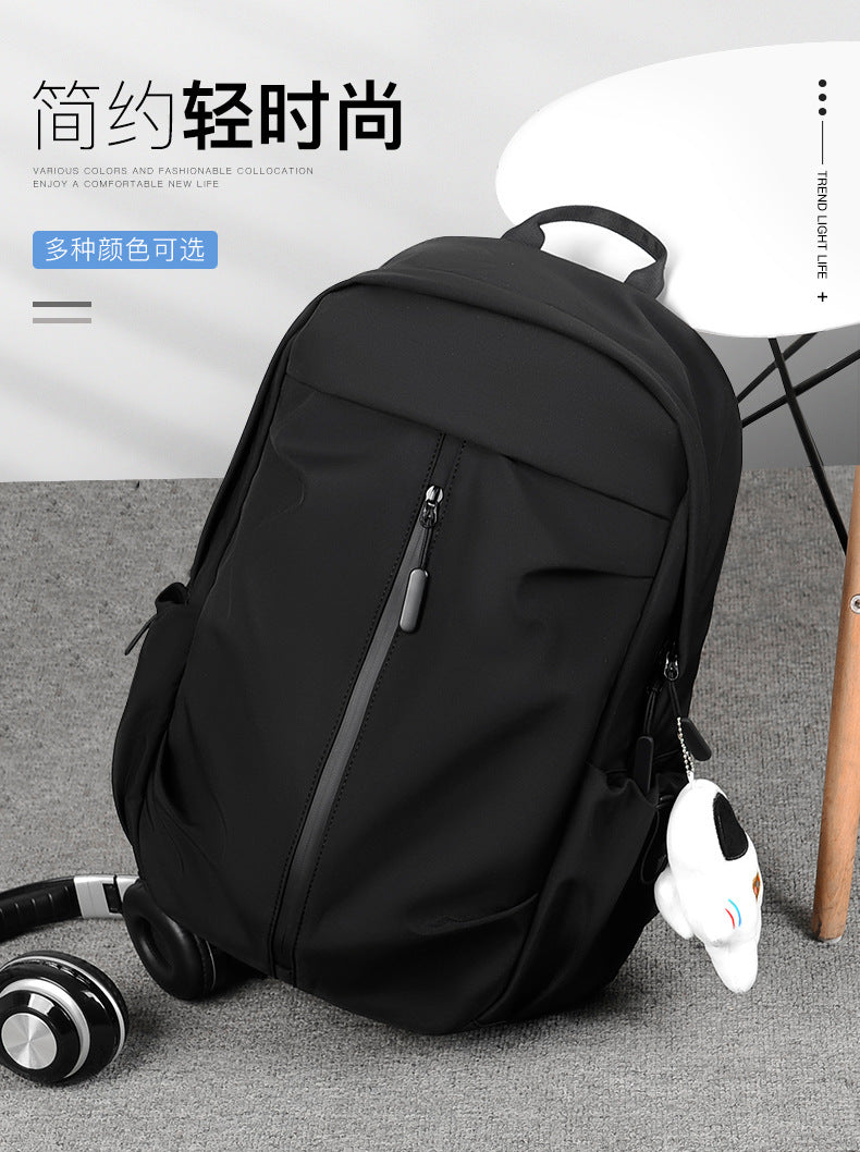 New Foreign Trade Style Simple Casual Backpack, Unisex, Lightweight Travel Backpack, Suitable for College Students, Computer Bag