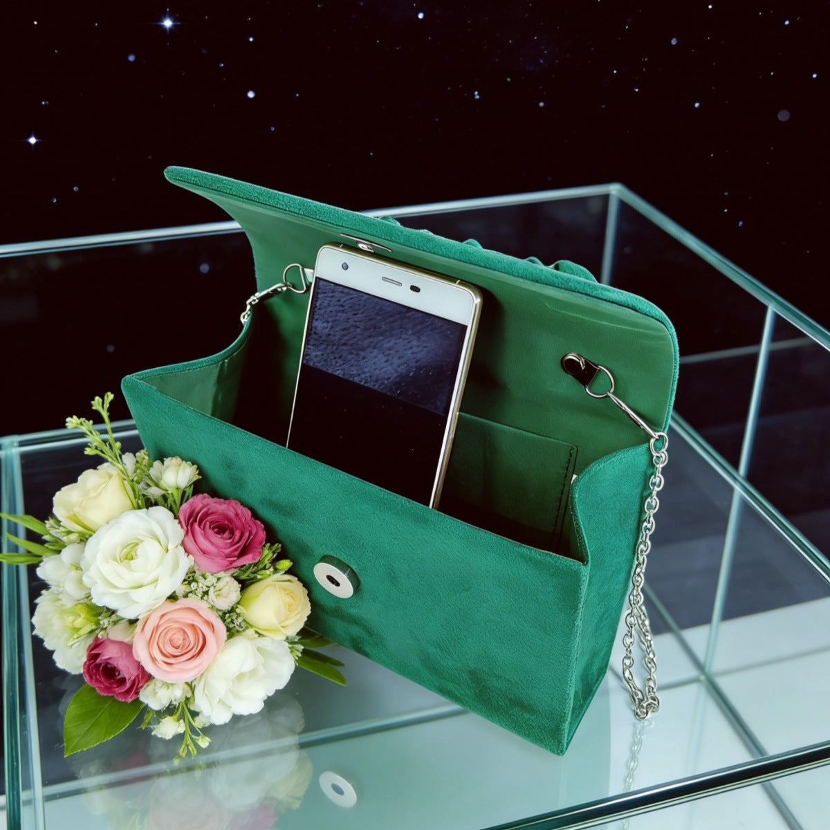 2025 Niche Cross-Border Velvet Bag, Elegant Mini Hair Tie Handbag, Elegant and Versatile One-Shoulder Cross-Body Bag