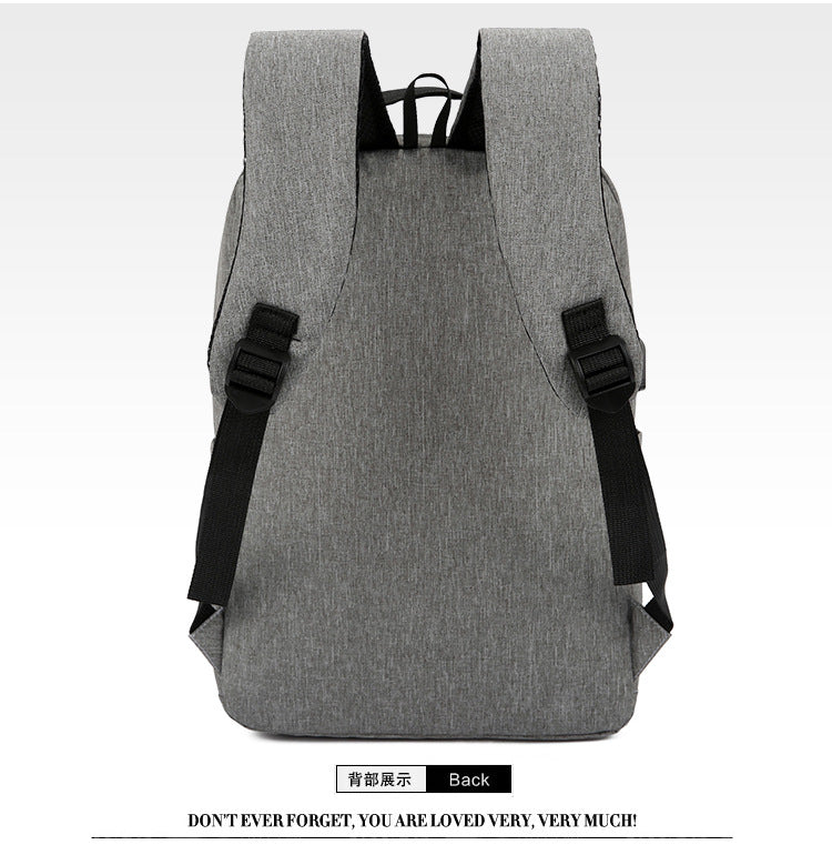 Cross-Border Wholesale Laptop Backpack, Backpack, Casual Three-Piece Gift, Casual School Bag, Men's and Women's Backpack
