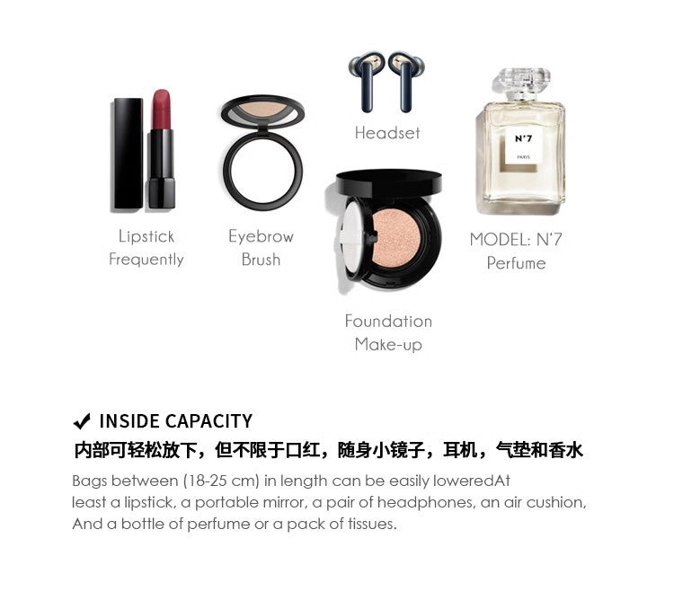 2025 New Japanese Pain Bag Single Shoulder Crossbody Bag Secondary Texte Small Food Daily Transparent Bag for Women