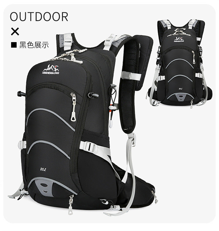 Large Capacity Backpack Travel Mountaineering Bag New Multifunctional Camping Hiking Men's and Women's Riding Backpack Wholesale 20L