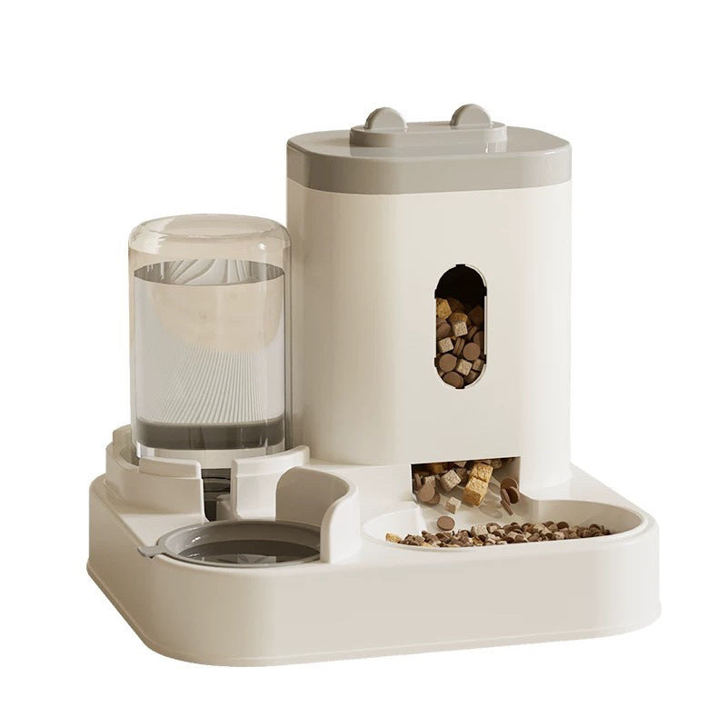 New Automatic Cat Food and Water Feeder, Dog Bowl, Cat Bowl, Two-In-One Water Dispenser, Cat Bowl, Pet Supplies