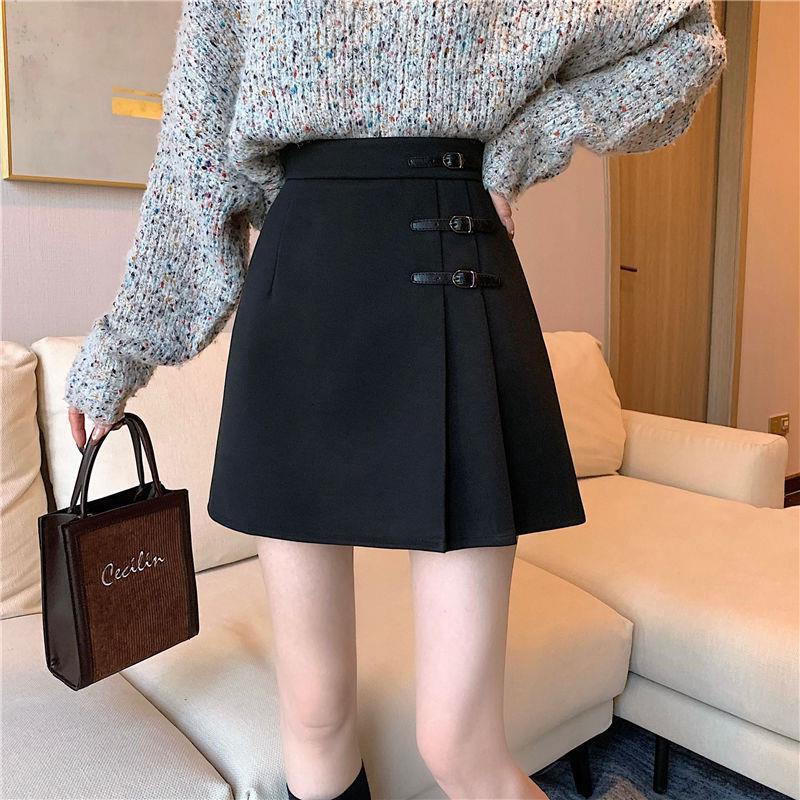 Pleated Skirt Summer Women's Asymmetrical Short Skirt Plus Size Fat Mm High Waist Hip Skirt Slimming Look Crotch-covering A-line Skirt