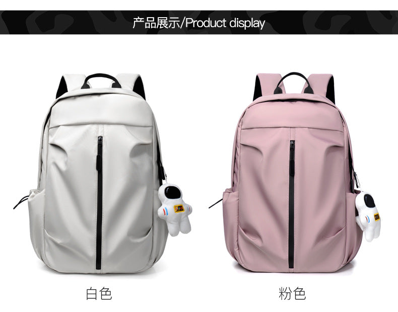 New Foreign Trade Style Simple Casual Backpack, Unisex, Lightweight Travel Backpack, Suitable for College Students, Computer Bag