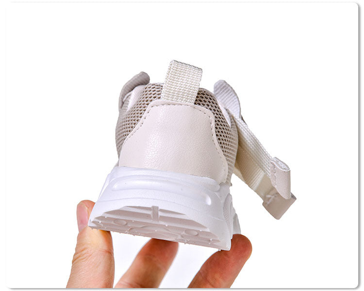 2024 Spring and Autumn New Breathable Children's Running Shoes Mesh Surface 1-6 Years Old Dad Shoes LED Luminous Children's sneaker Trendy