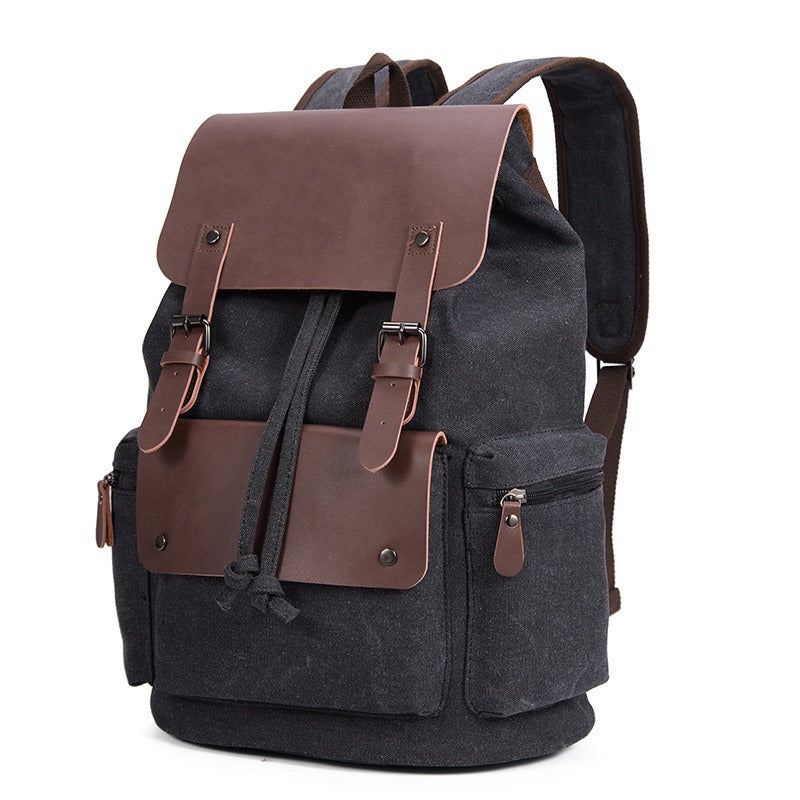 Canvas Tote Backpack, Computer Bag, Business Retro Style, Male College Style, Couple