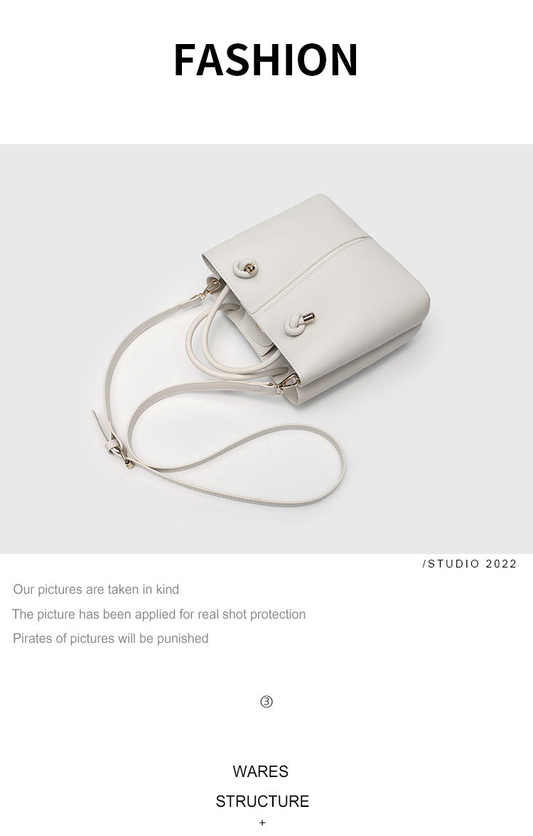 Zr's Same Style Bag, New Women's Bag, Urban Casual Satchel Crossbody Bag, Niche Design Casual Bucket Bag, Dropshipping
