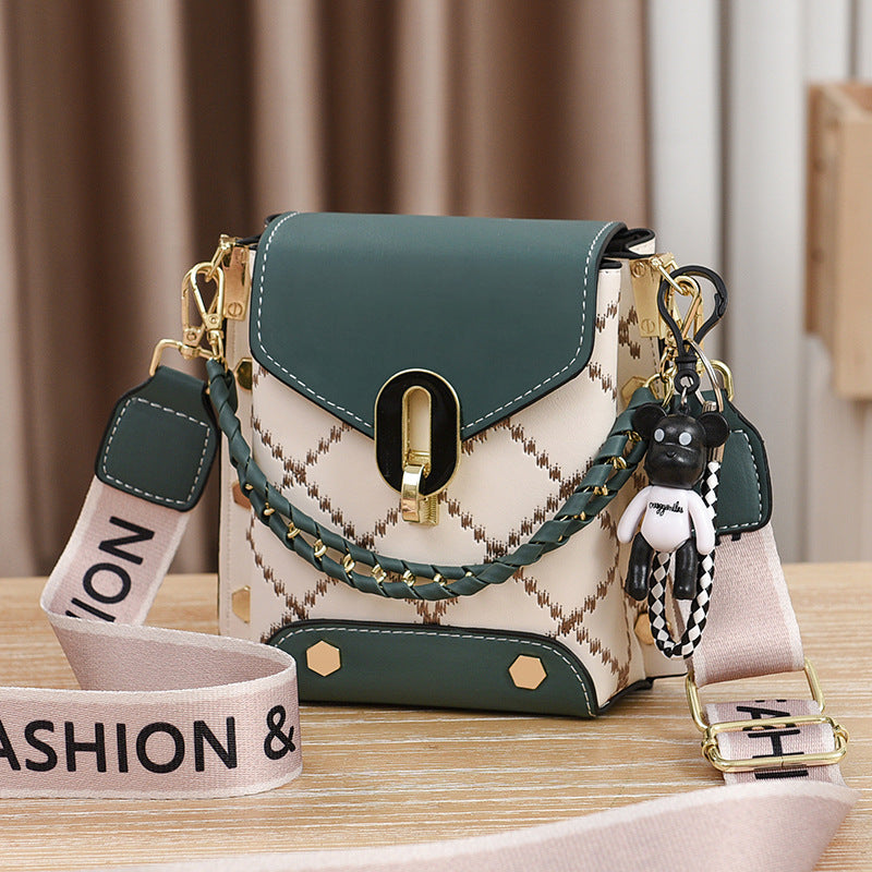 Summer Korean Style Simple Small Square Bag Fashionable Versatile Shoulder Crossbody Bag Trendy Mini Mobile Phone Bag Women's Bag Wholesale