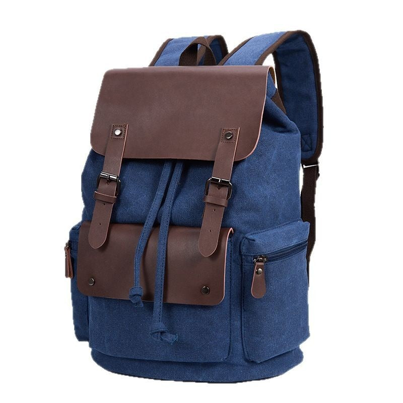 Canvas Tote Backpack, Computer Bag, Business Retro Style, Male College Style, Couple