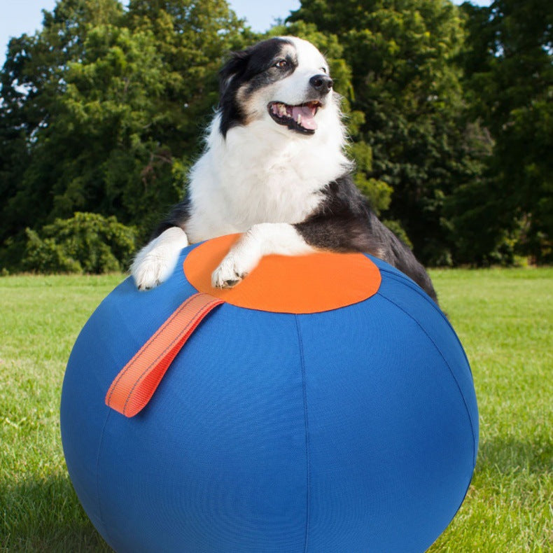 Cross-Border Sheep Horse Dog Herding Ball—Durable Solid Color Polyester Inflatable Training and Exercise Toy Pet Game Ball