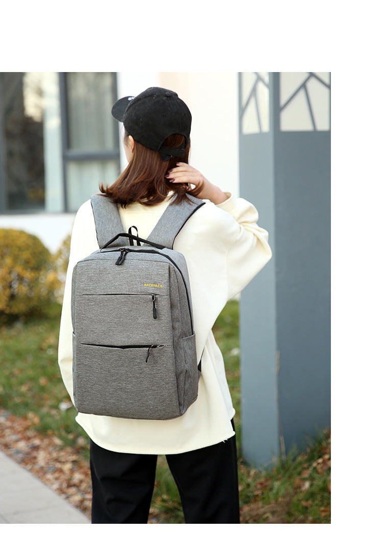 Cross-Border Wholesale Laptop Backpack, Backpack, Casual Three-Piece Gift, Casual School Bag, Men's and Women's Backpack