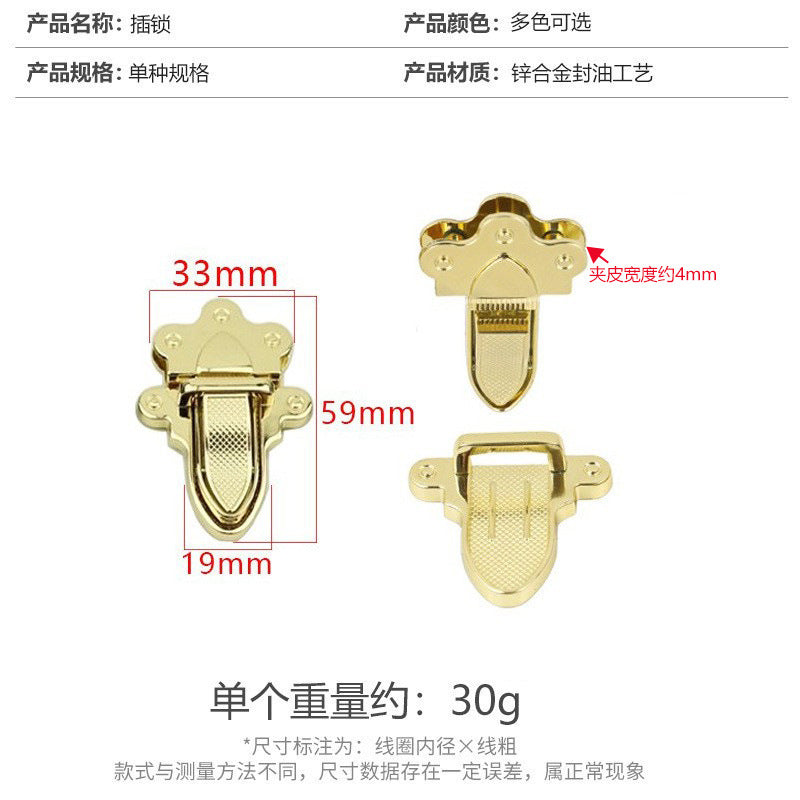 Luggage hardware accessories bag lock lock buckle lock bag hardware accessories wholesale