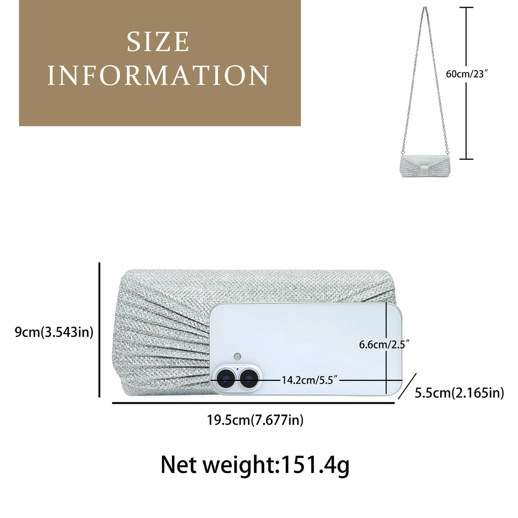 New Fashion Banquet Bag Shiny Clutch Bag Ladies Chain Crossbody Shoulder Mini Bag Celebrity Dress Cheongsam Bag