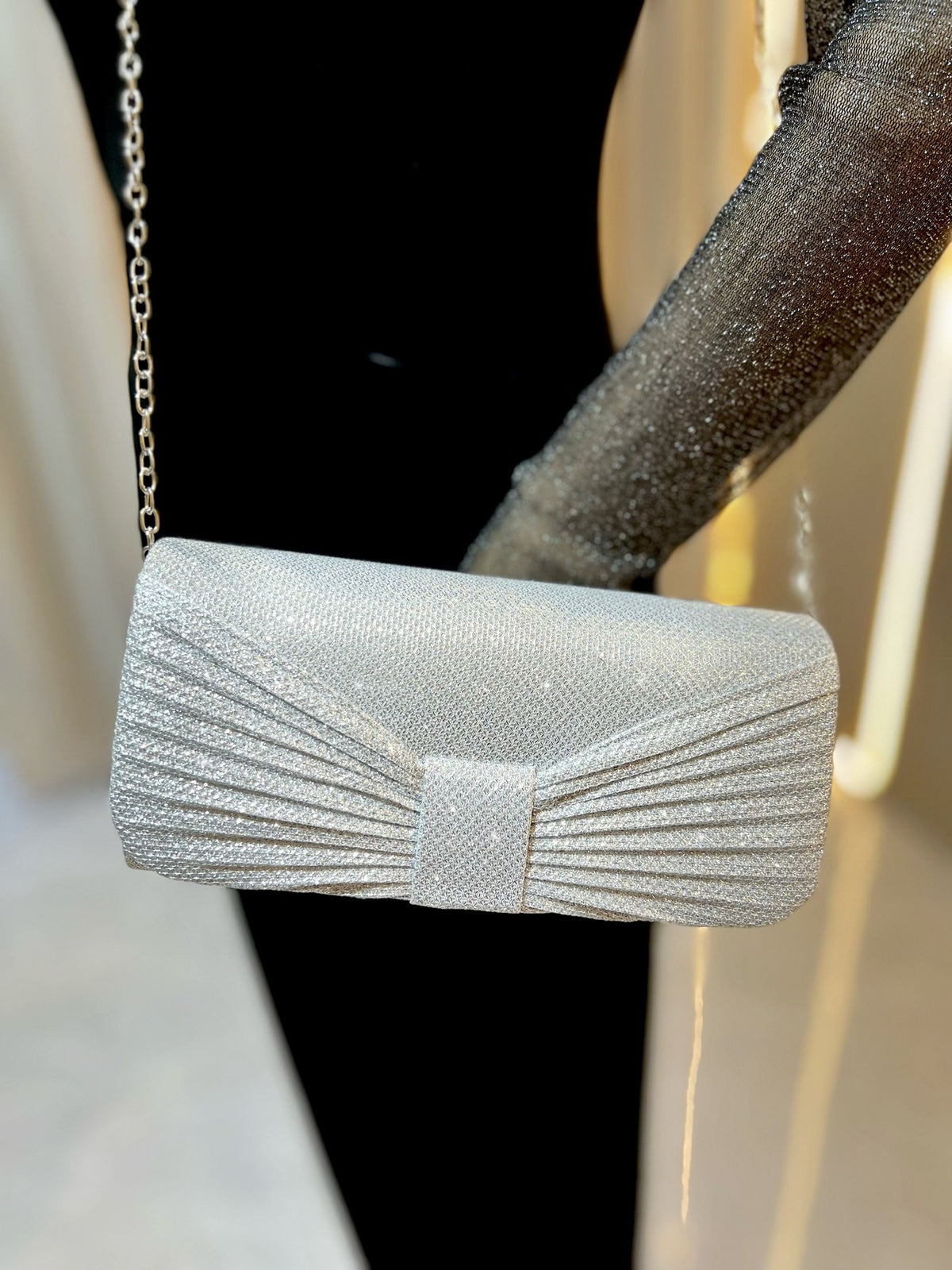 New Fashion Banquet Bag Shiny Clutch Bag Ladies Chain Crossbody Shoulder Mini Bag Celebrity Dress Cheongsam Bag
