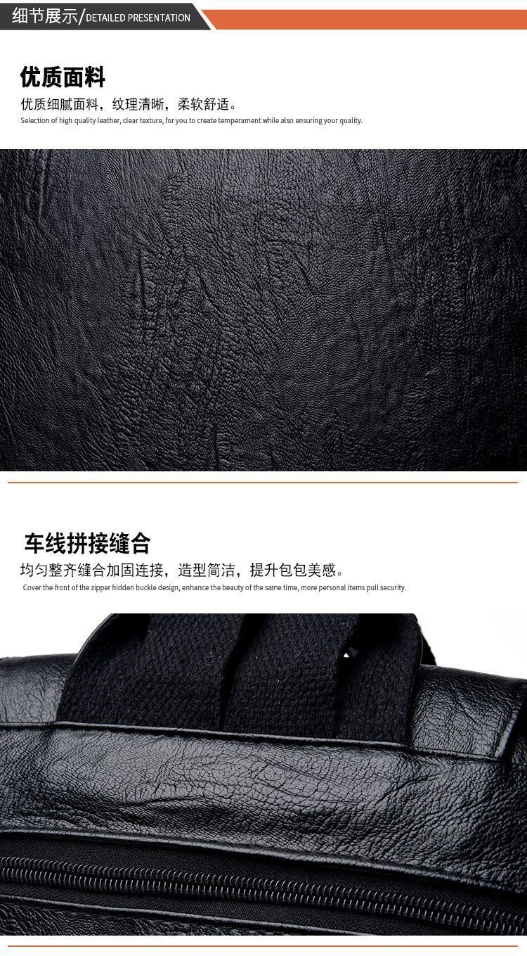 Cross-Border Women's Bag Backpack 2025 New Soft Leather Fashion Versatile Backpack Women's Large Capacity Travel Bag Ready for Sale
