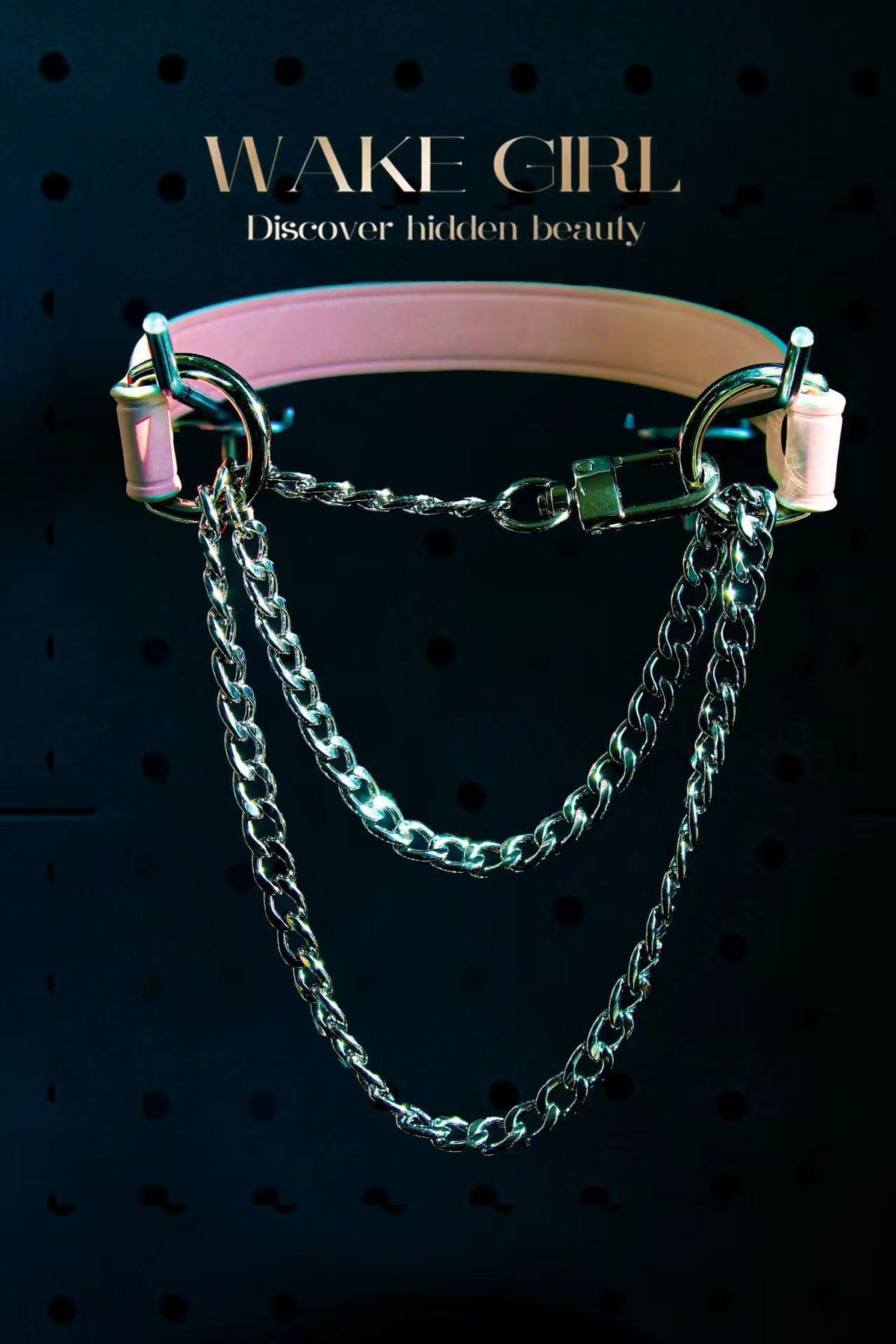 Temperature-variable light-variable luminous cowhide collar female m collar y2k wind Choker neckband unisex high-grade necklace