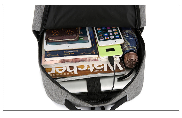 Cross-Border Wholesale Laptop Backpack, Backpack, Casual Three-Piece Gift, Casual School Bag, Men's and Women's Backpack