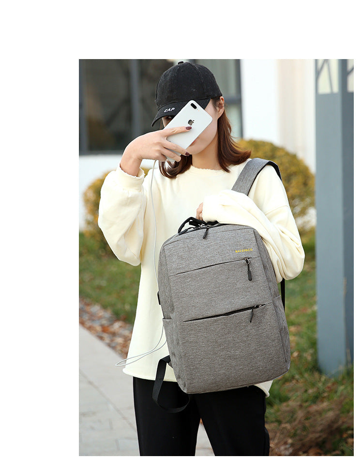 Cross-Border Wholesale Laptop Backpack, Backpack, Casual Three-Piece Gift, Casual School Bag, Men's and Women's Backpack