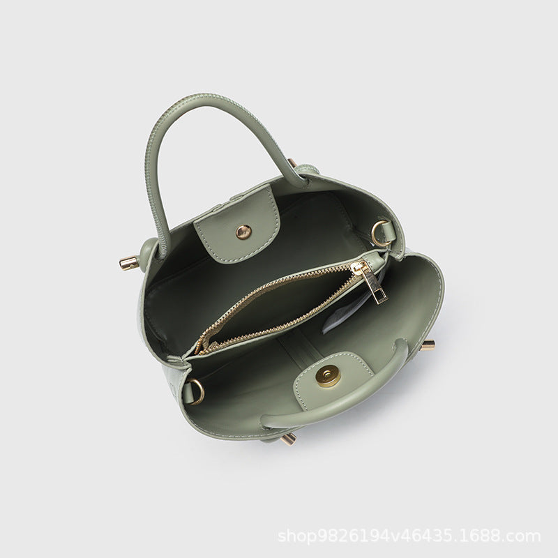 Zr's Same Style Bag, New Women's Bag, Urban Casual Satchel Crossbody Bag, Niche Design Casual Bucket Bag, Dropshipping