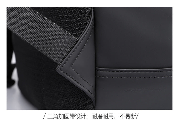 2025 Summer Cross-Border Backpack Men's Roll-Top Business Computer Bag Work Commuting Leisure Travel Backpack Fashion Trend