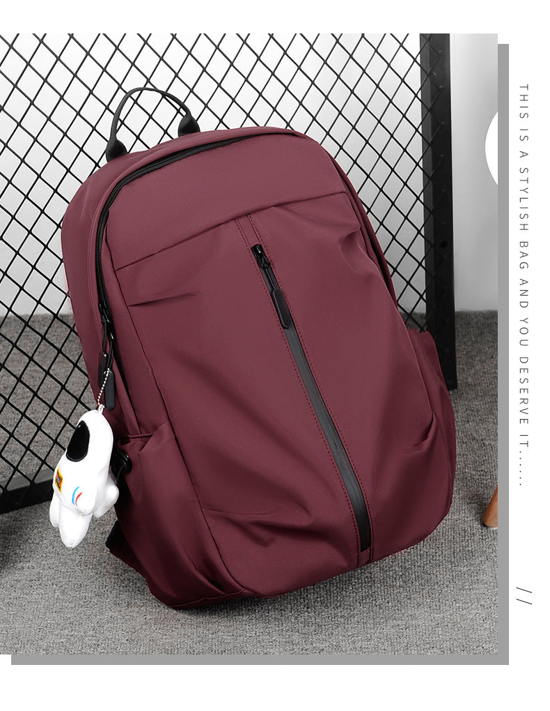 New Foreign Trade Style Simple Casual Backpack, Unisex, Lightweight Travel Backpack, Suitable for College Students, Computer Bag