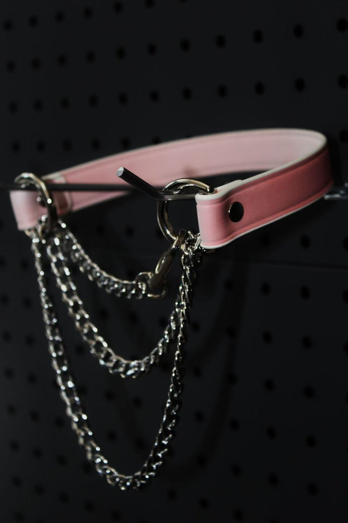 Temperature-variable light-variable luminous cowhide collar female m collar y2k wind Choker neckband unisex high-grade necklace