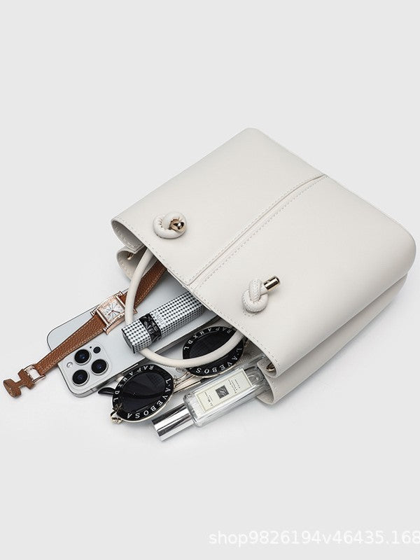 Zr's Same Style Bag, New Women's Bag, Urban Casual Satchel Crossbody Bag, Niche Design Casual Bucket Bag, Dropshipping