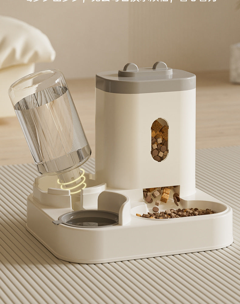 New Automatic Cat Food and Water Feeder, Dog Bowl, Cat Bowl, Two-In-One Water Dispenser, Cat Bowl, Pet Supplies