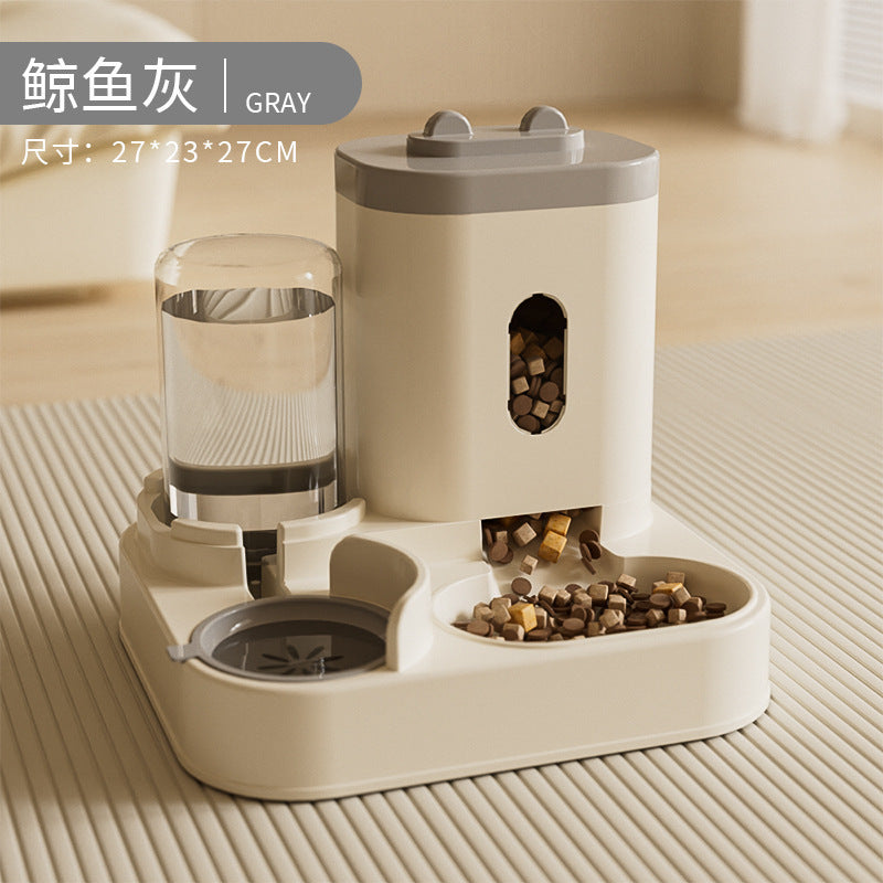 New Automatic Cat Food and Water Feeder, Dog Bowl, Cat Bowl, Two-In-One Water Dispenser, Cat Bowl, Pet Supplies