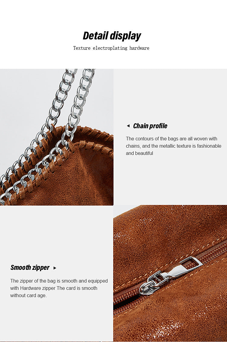 Aliexpress Foreign Trade 2025 New Chain Women's Bag Foldable Women's Shoulder Bag Factory Direct Sales Large Bag Wholesale