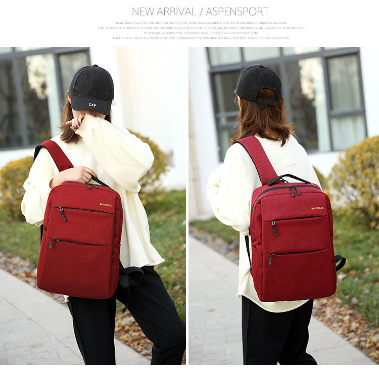 Cross-Border Wholesale Laptop Backpack, Backpack, Casual Three-Piece Gift, Casual School Bag, Men's and Women's Backpack