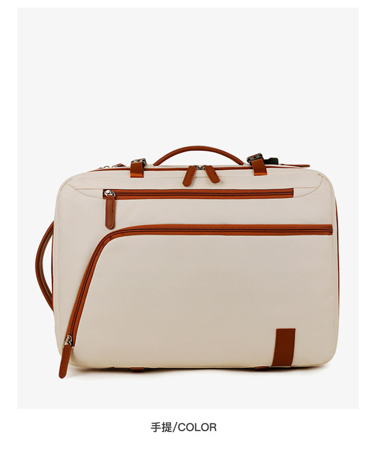 Backpack Expandable 15.6inch Business Backpack Multifunctional Casual Travel Backpack Contrast Color Student School Bag