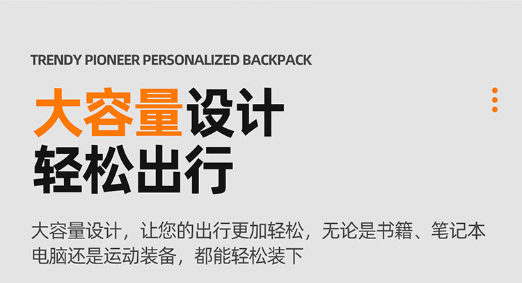 2025 Summer Cross-Border Backpack Men's Roll-Top Business Computer Bag Work Commuting Leisure Travel Backpack Fashion Trend