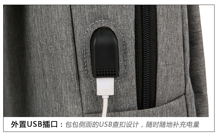 Cross-Border Wholesale Laptop Backpack, Backpack, Casual Three-Piece Gift, Casual School Bag, Men's and Women's Backpack