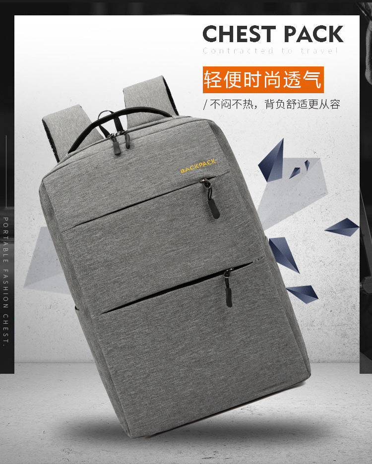 Cross-Border Wholesale Laptop Backpack, Backpack, Casual Three-Piece Gift, Casual School Bag, Men's and Women's Backpack
