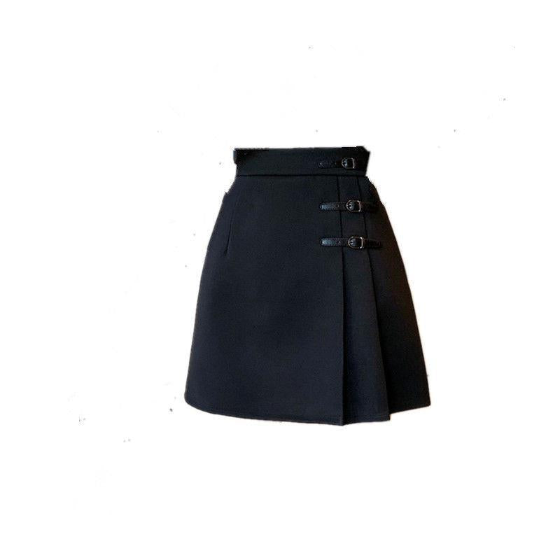 Pleated Skirt Summer Women's Asymmetrical Short Skirt Plus Size Fat Mm High Waist Hip Skirt Slimming Look Crotch-covering A-line Skirt