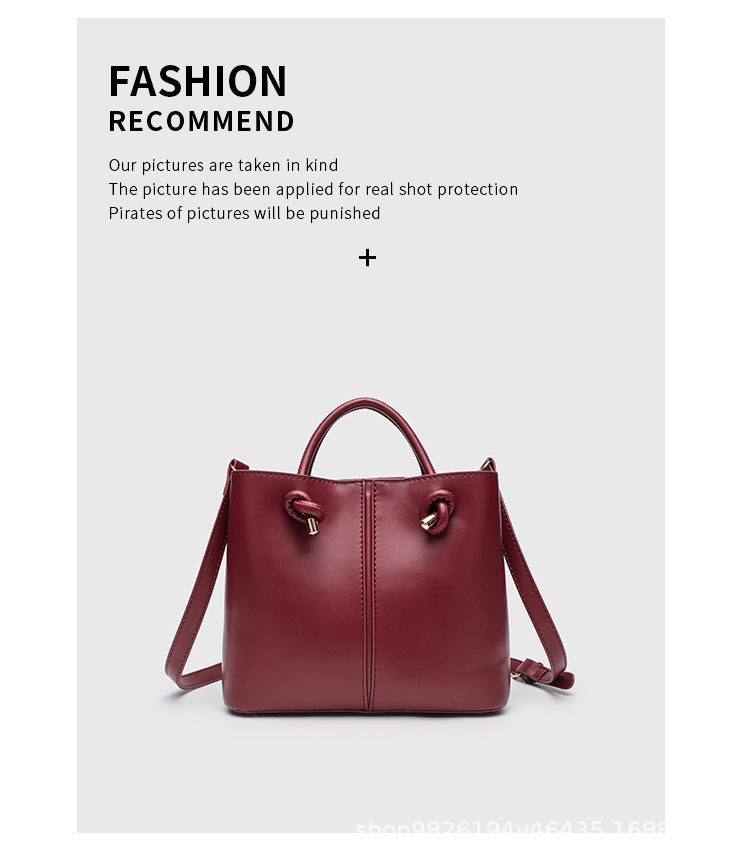 Zr's Same Style Bag, New Women's Bag, Urban Casual Satchel Crossbody Bag, Niche Design Casual Bucket Bag, Dropshipping