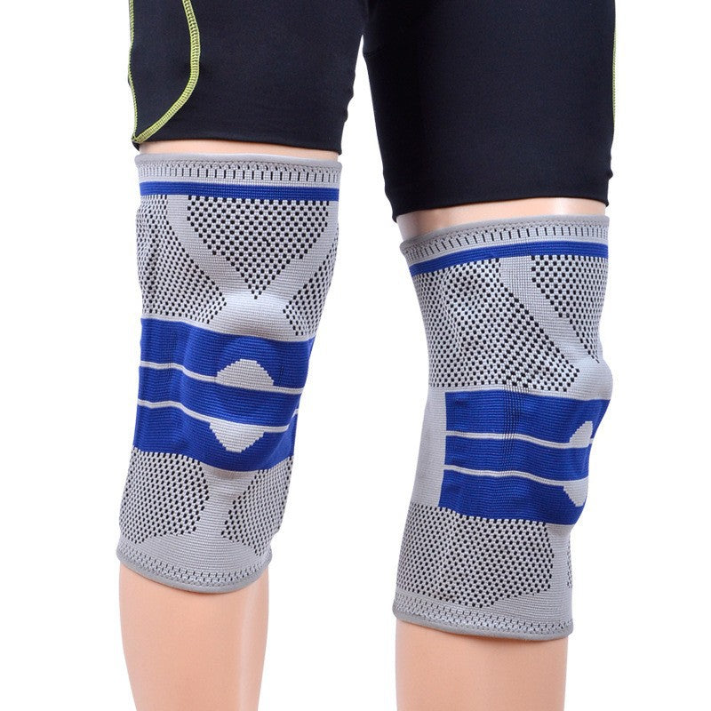 Protector Riding Silicone Sports Knee Pads Spring Support Outdoor Adult Basketball Mountaineering Running Knee Pads